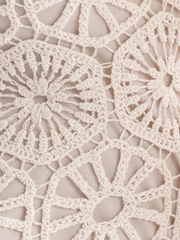 Hiccup - Vestido de malha em branco