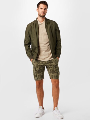 JACK & JONES Regular Cargo Pants in Green