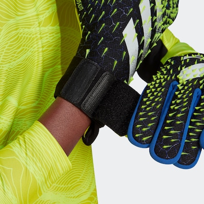ADIDAS PERFORMANCE Sporthandschoenen 'Predator' in de kleur Blauw / Geel / Zwart, Productweergave