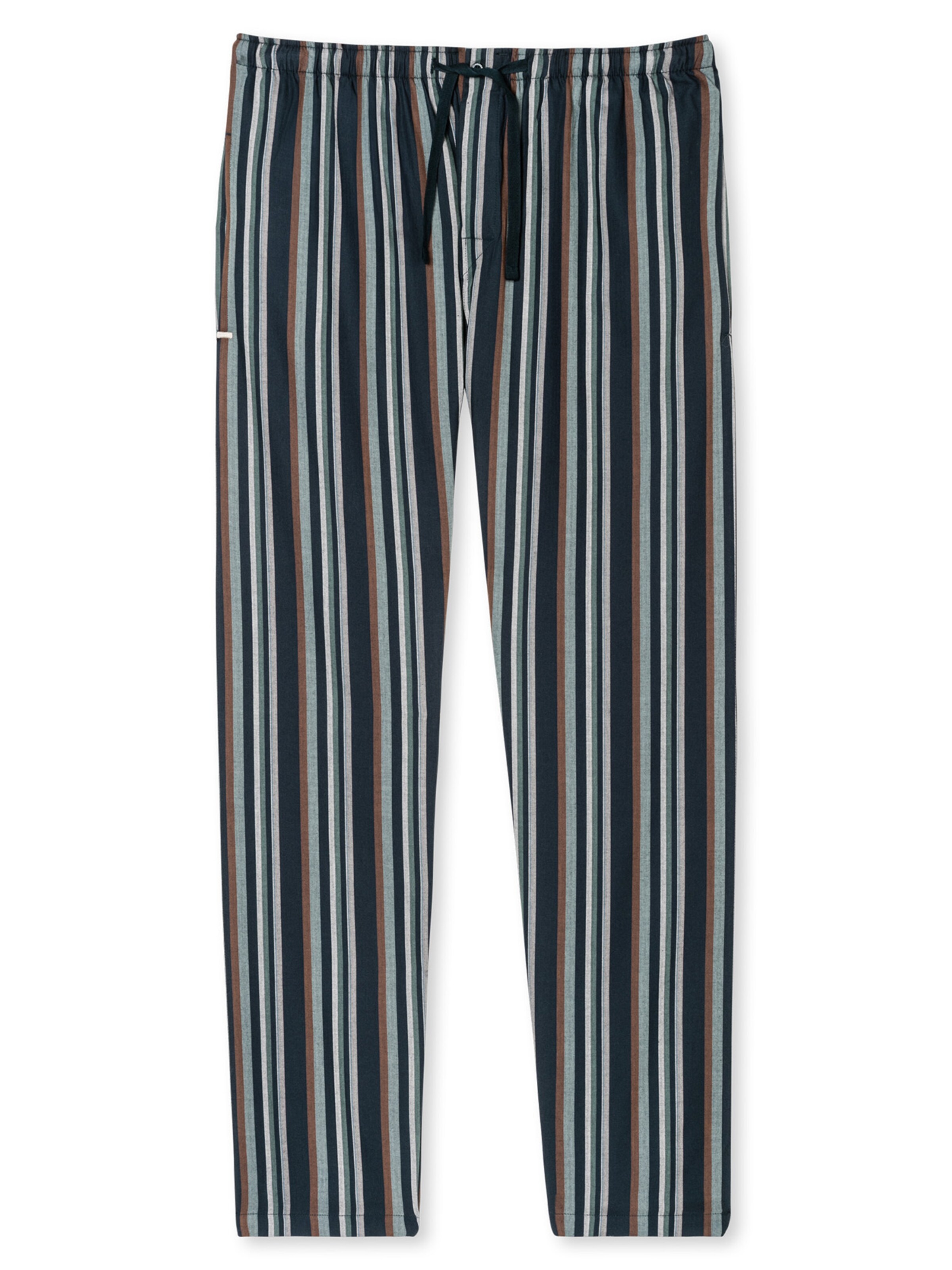 SCHIESSER Regular Pyjamahose ' Mix & Relax ' in Blau: Vorderseite