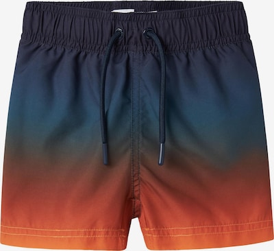 NAME IT Bermudas en azul / naranja / rojo, Vista del producto