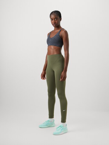 NIKE Skinny Sportsbukser 'ONE' i grøn