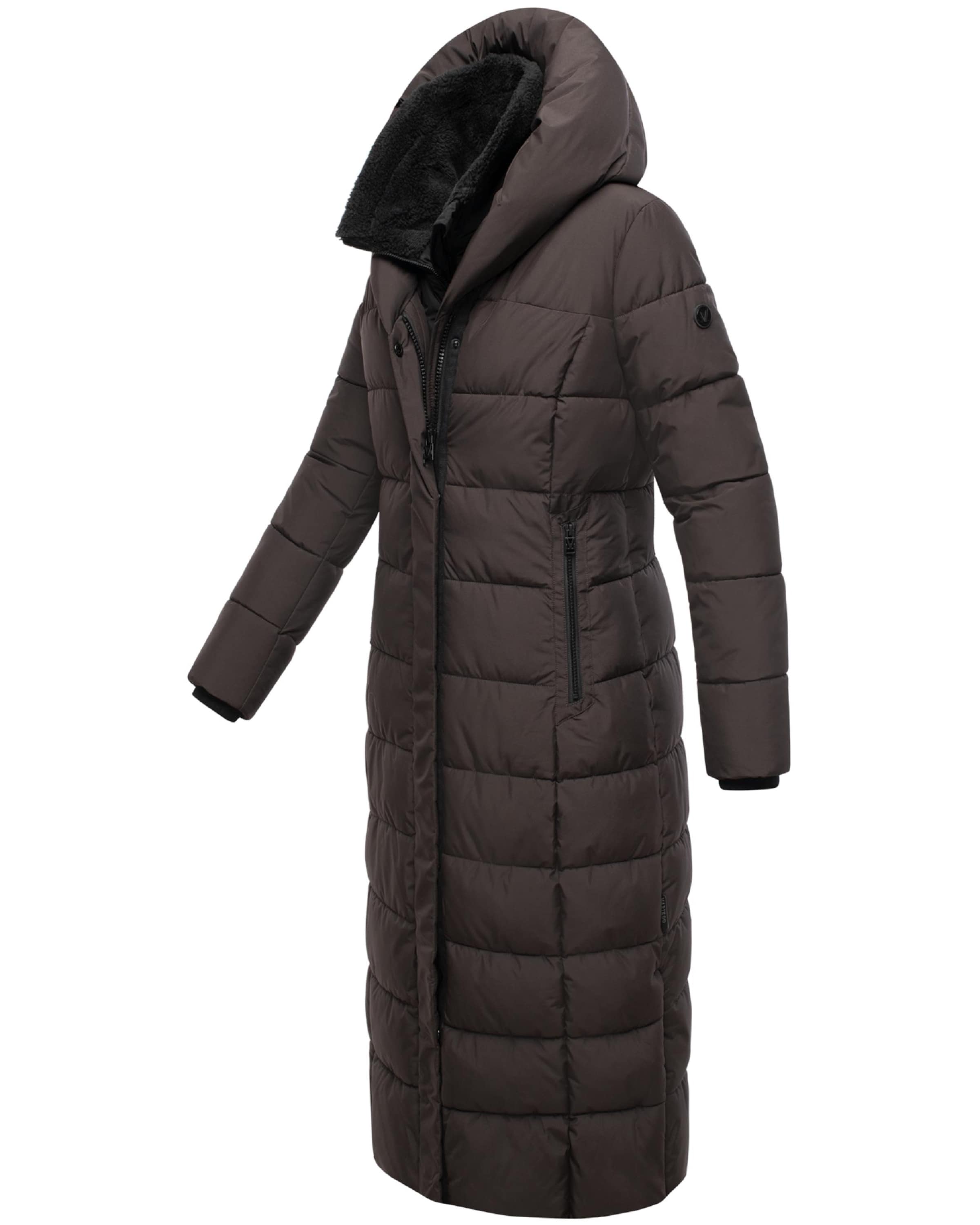 MARIKOO Winter Coat 'Pakoraa 16' in Brown