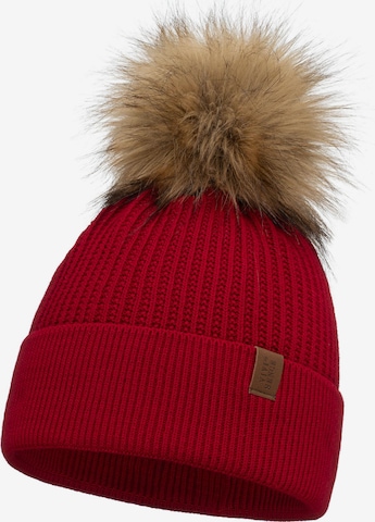 Bonnet '7042' Vivisence en rouge : devant