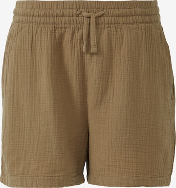 QS Hose in Grün: Vorderseite