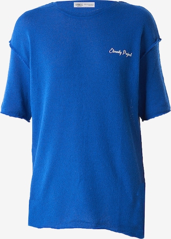 Tricou de la VAMOS CLO pe albastru: față