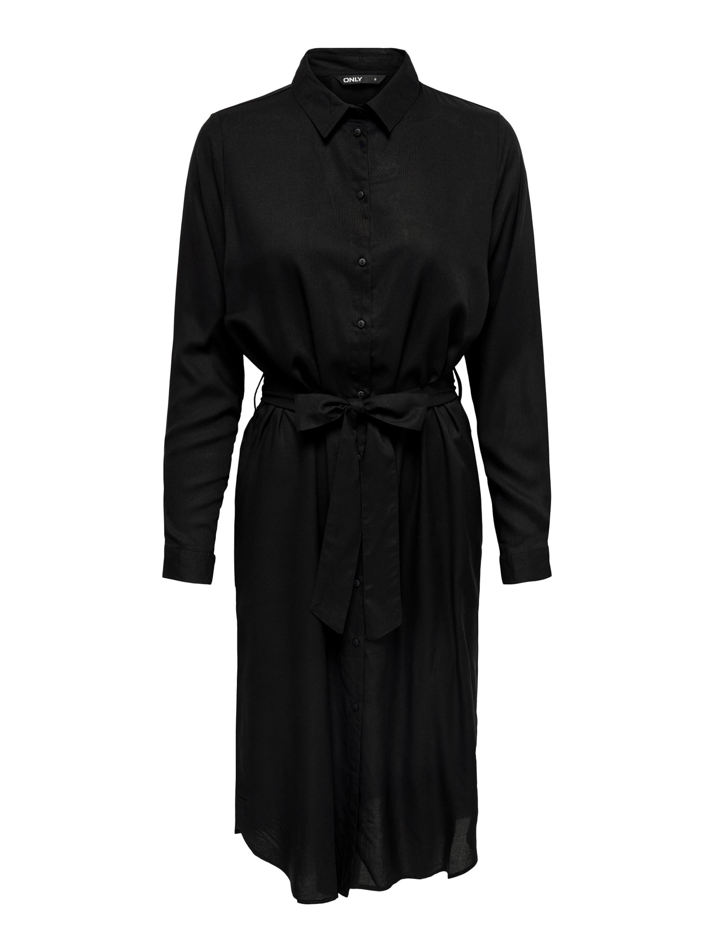 ONLY Košilové šaty 'Mulba' – černá: přední strana