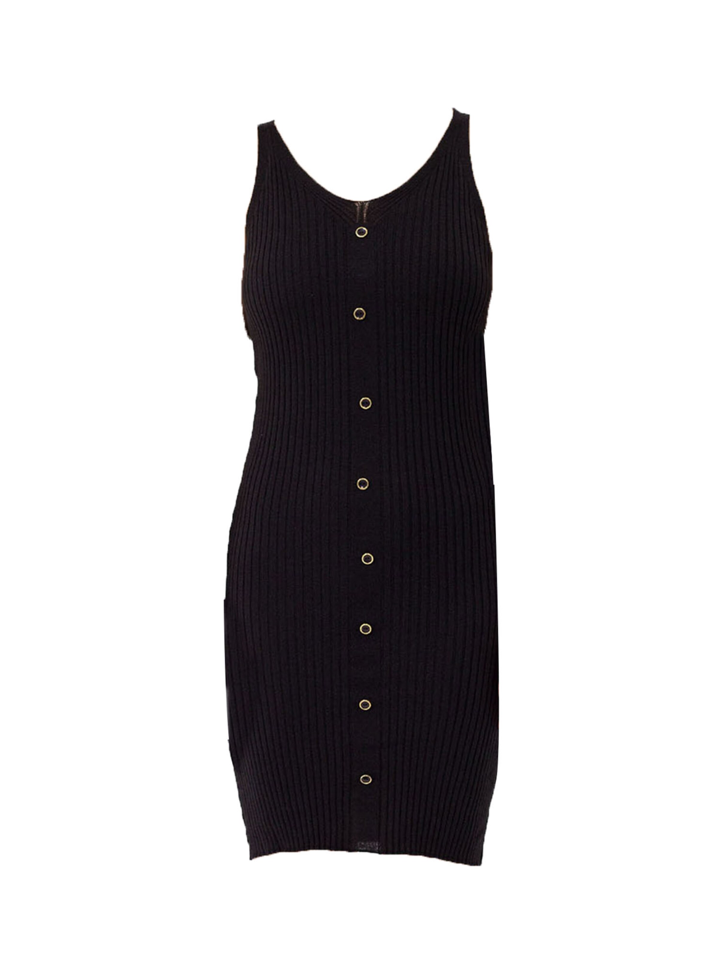 Dandalo Úpletové šaty – černá: přední strana