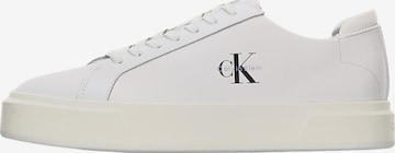 Calvin Klein Ниски маратонки в бяло: отпред