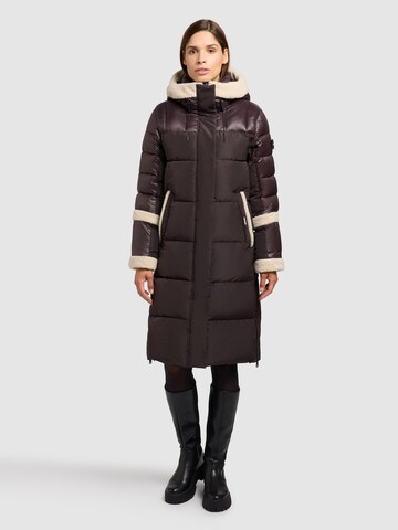 khujo Χειμερινό παλτό 'Desna2' σε καφέ