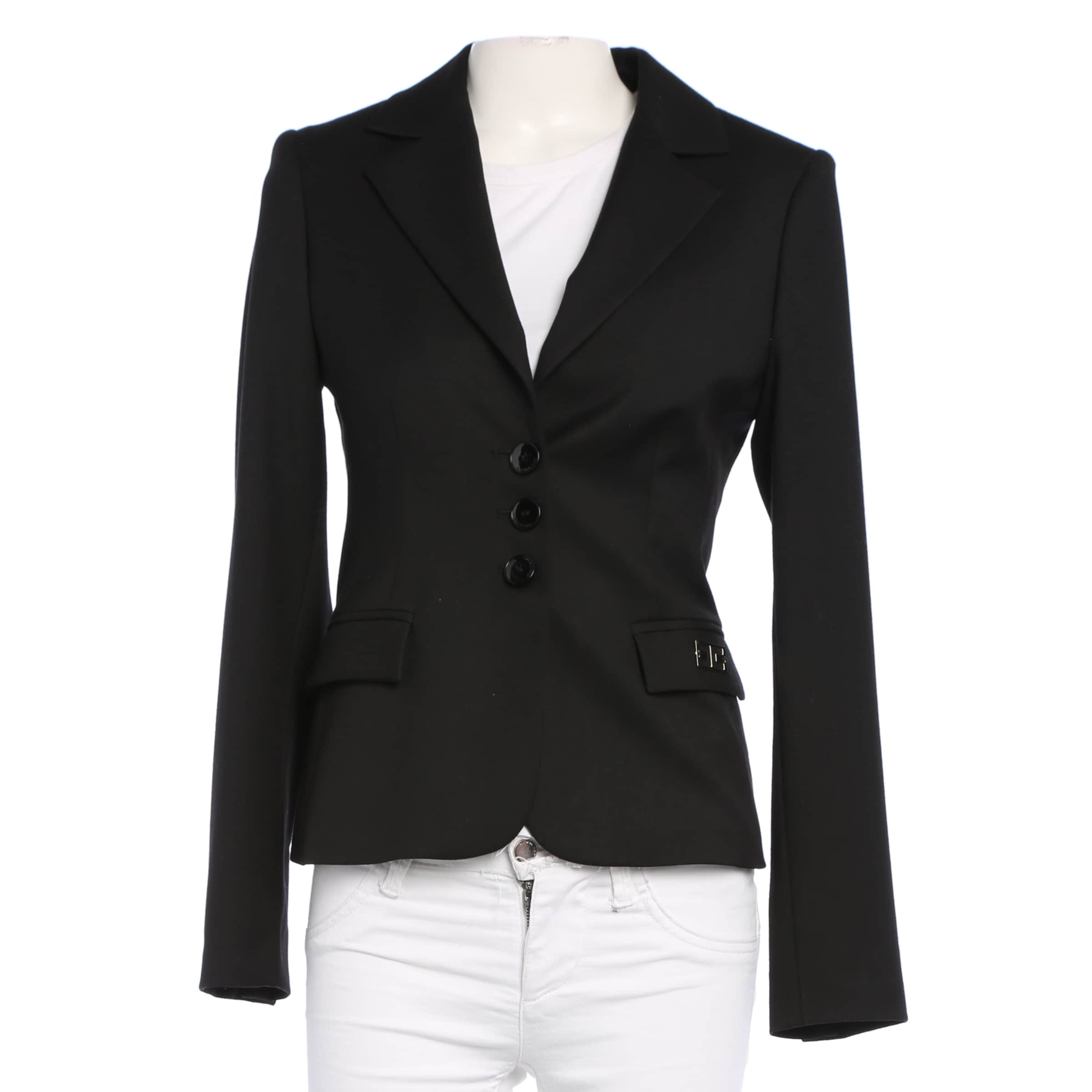 Elisabetta Franchi Blazer XS in Schwarz: Vorderseite