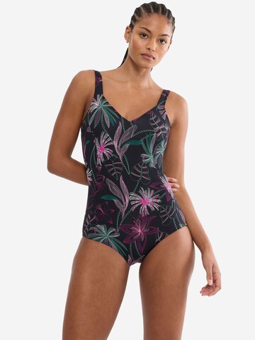 TRIUMPH Badpak ' Red Label Summer Tropics ' in Groen: voorkant