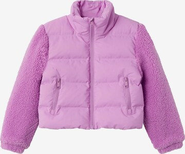 NAME IT Winter Jacket in Purple: front