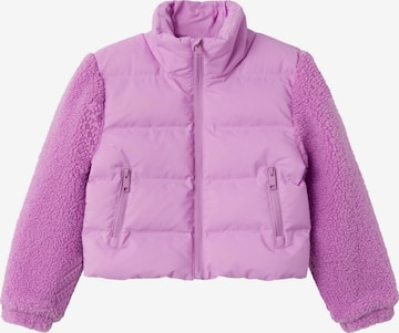 NAME IT Winter Jacket in Purple: front