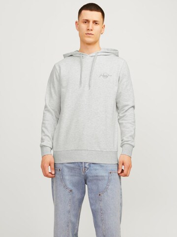 JACK & JONES Μπλούζα φούτερ 'JJFERRIS' σε γκρι: μπροστά