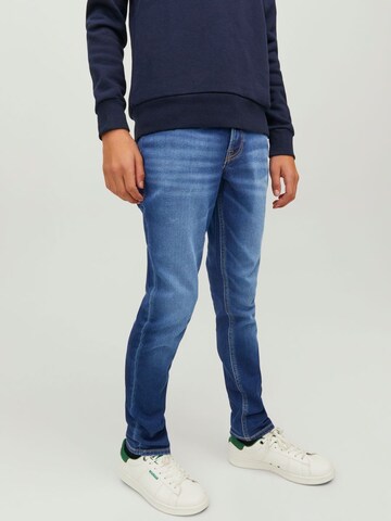 Slimfit Jeans 'Glenn' di Jack & Jones Junior in blu: frontale