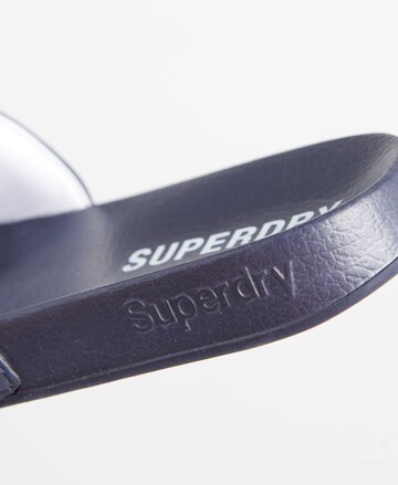Superdry Strand-/badschoen 'Core' in Blauw