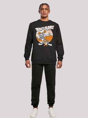 Sweat-shirt 'Tom And Jerry Play Baseball' F4NT4STIC en noir