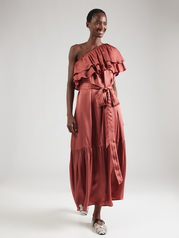 Abito da sera 'Hoenix' di Essentiel Antwerp in arancione: frontale