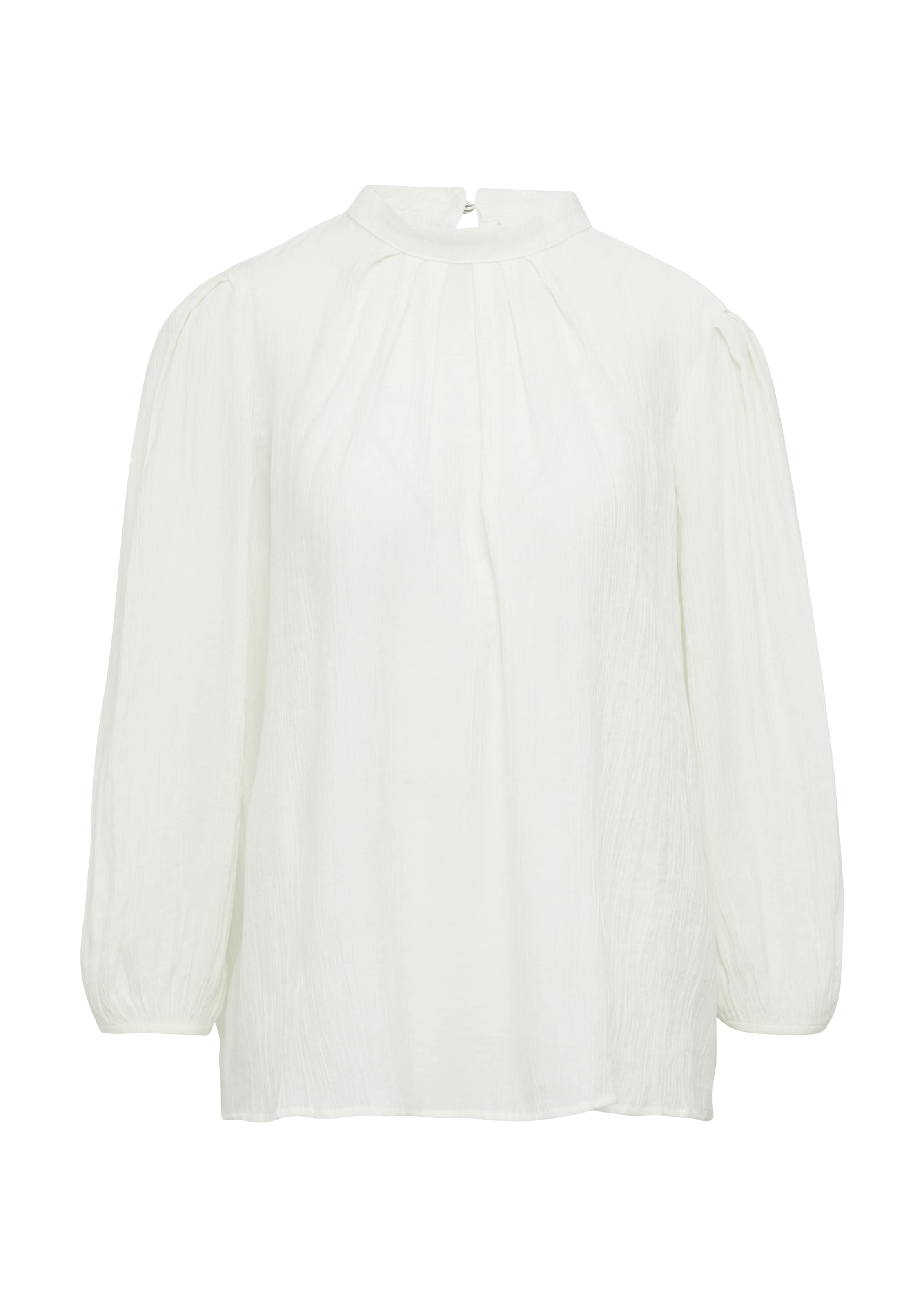 QS Blouse in Beige: voorkant
