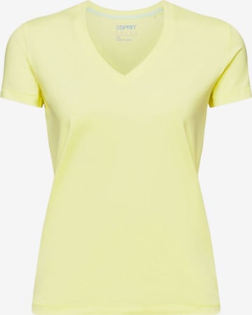 ESPRIT Shirt in Geel: voorkant