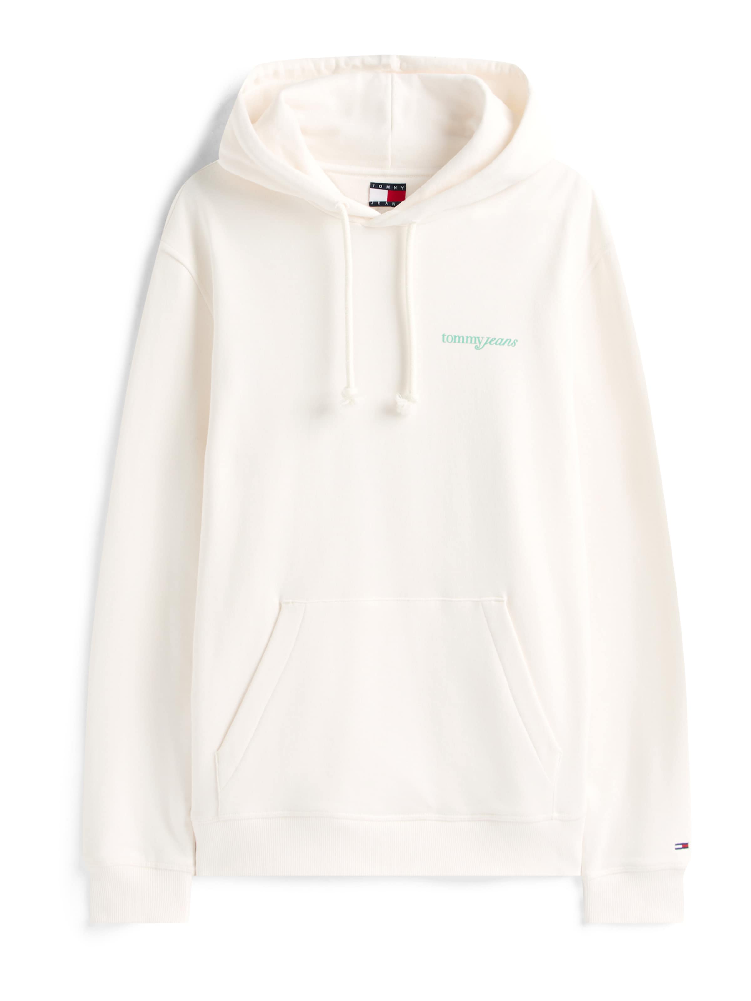 Sweat-shirt Tommy Jeans en blanc : devant