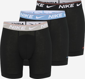 NIKE Underwear Boxeralsók - fekete: elől