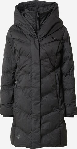 Manteau d’hiver 'NATALKA' Ragwear en noir : devant