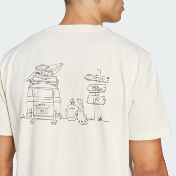 T-Shirt fonctionnel ADIDAS TERREX en blanc