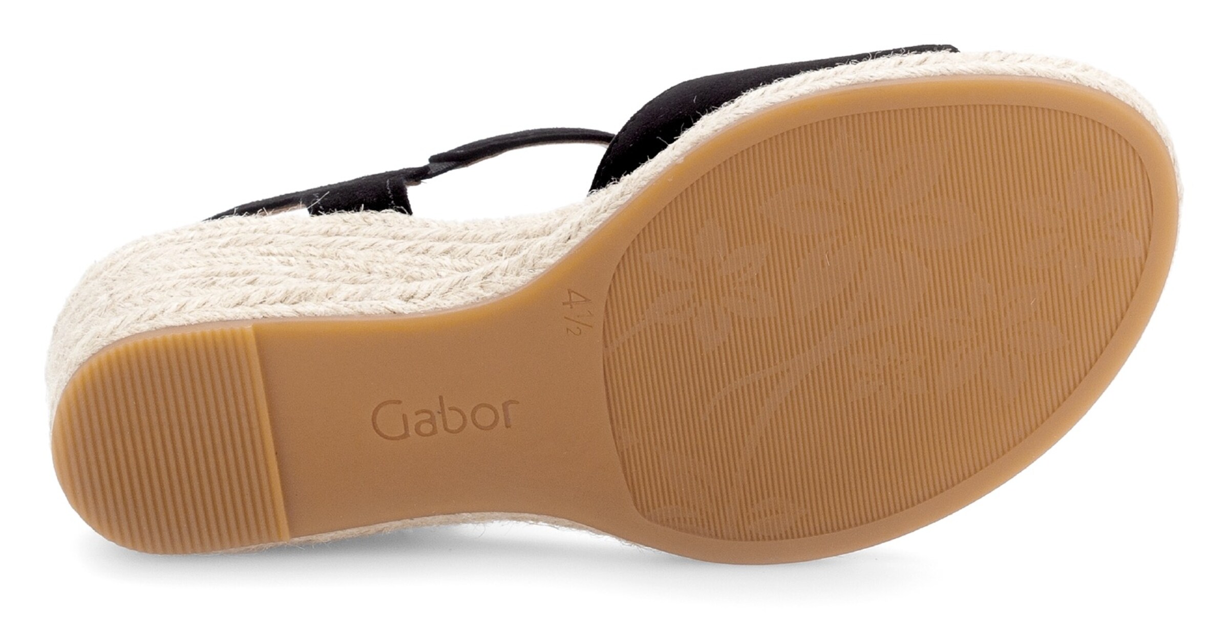 GABOR Strap Sandals in Black