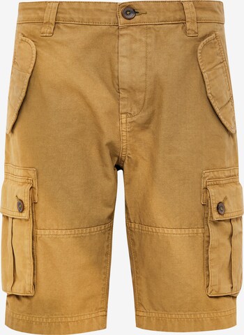Regular Pantalon cargo 'Lugo' Threadbare en beige : devant