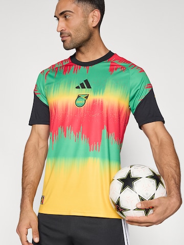 zelts ADIDAS PERFORMANCE Sportiska stila krekls 'JFF H PRESHI'