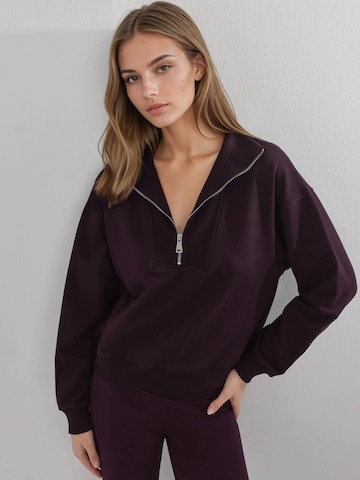 Busem - Sweatshirt em roxo: frente