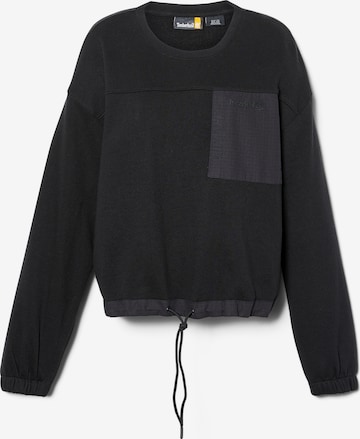 TIMBERLAND Sweatshirt in Zwart: voorkant