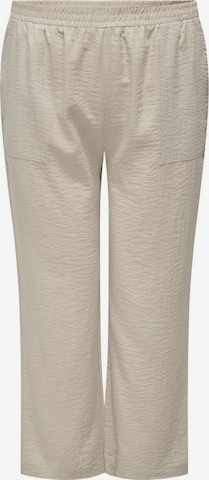 Regular Pantalon ONLY Carmakoma en beige : devant