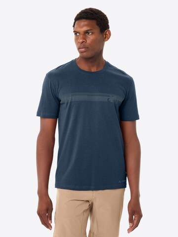 VAUDE Funktionsshirt  'Cyclist  V' in Blau