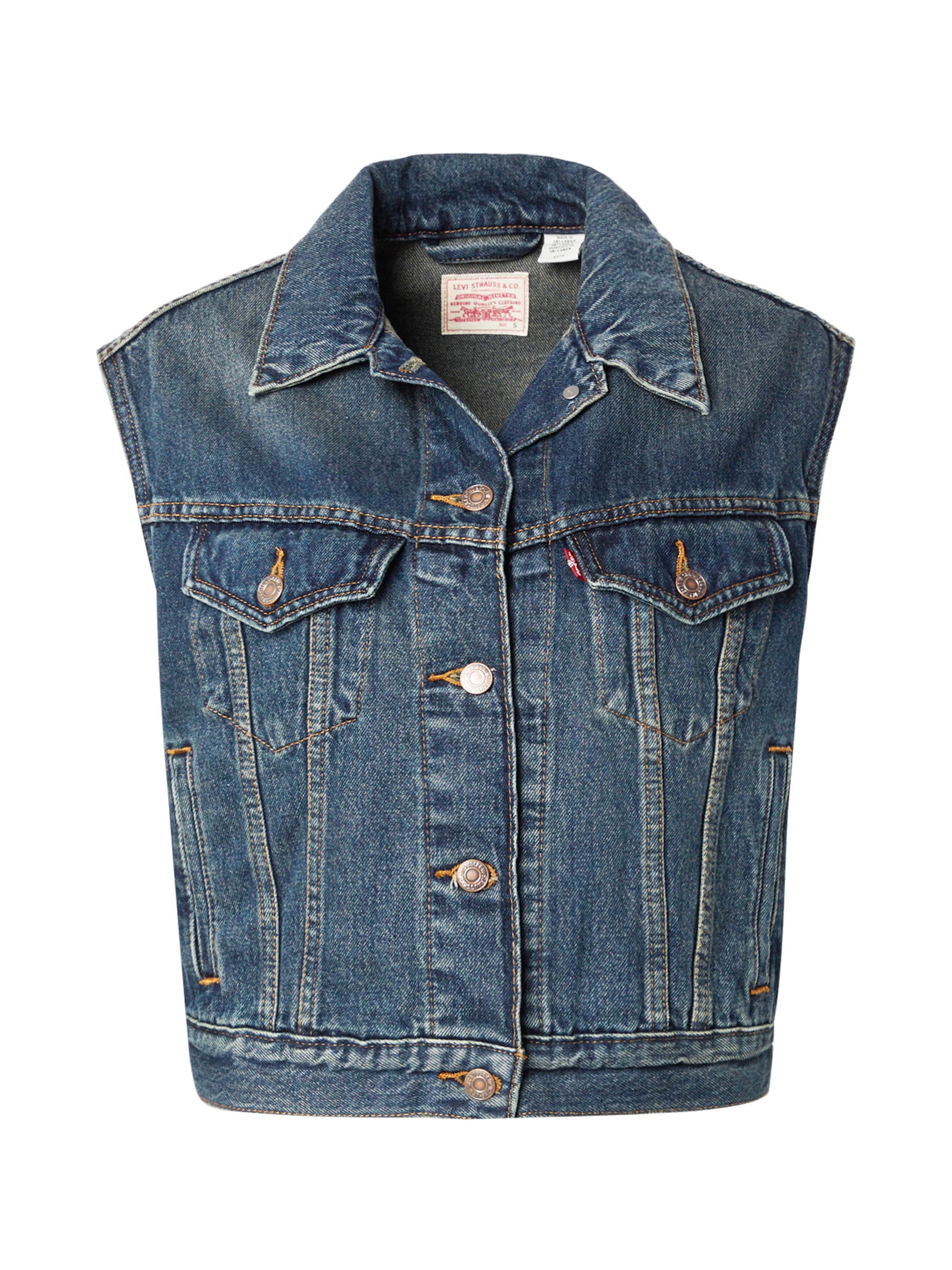 LEVI'S ® Väst 'SHRUNKEN 90S' i blå: framsida
