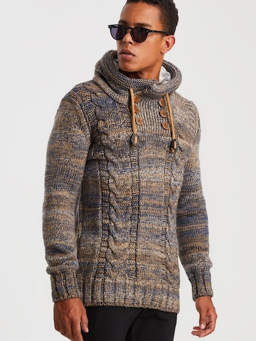 Leif Nelson Pullover in Braun