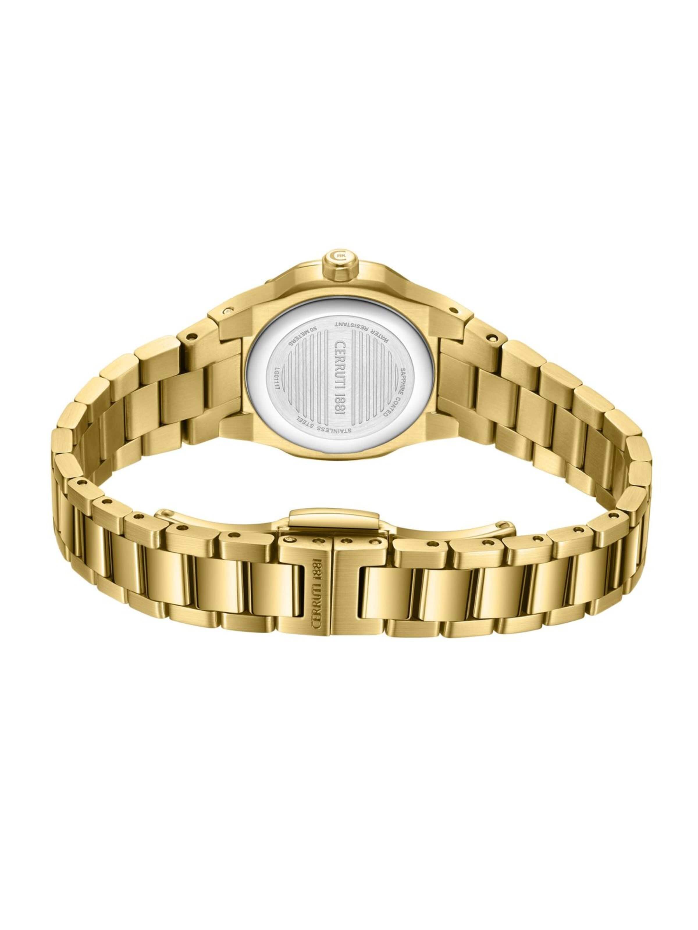 CERRUTI 1881 Analog watch 'Watch Razzuolo Small' in Gold