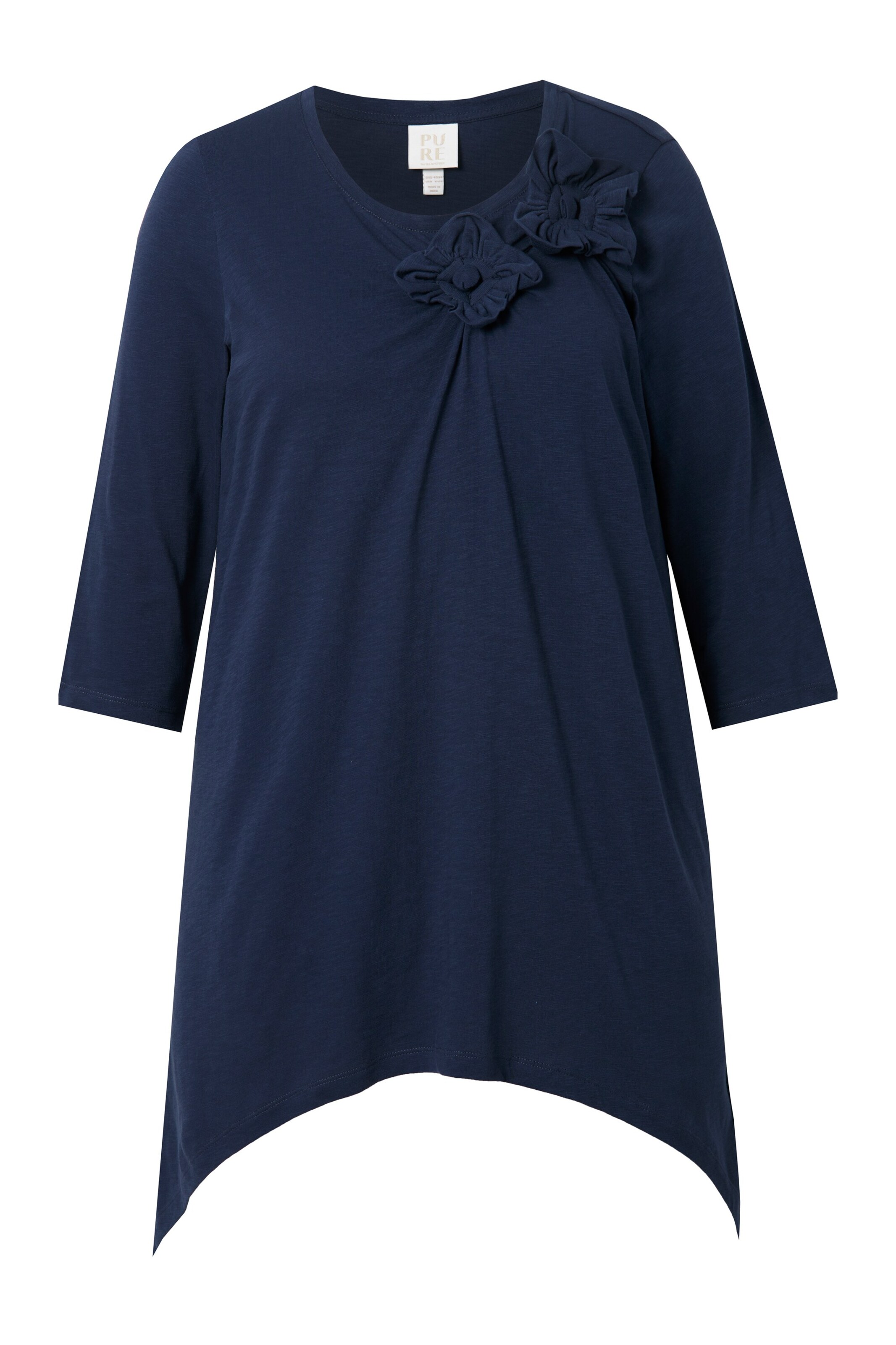 Ulla Popken - Camisa em azul: frente