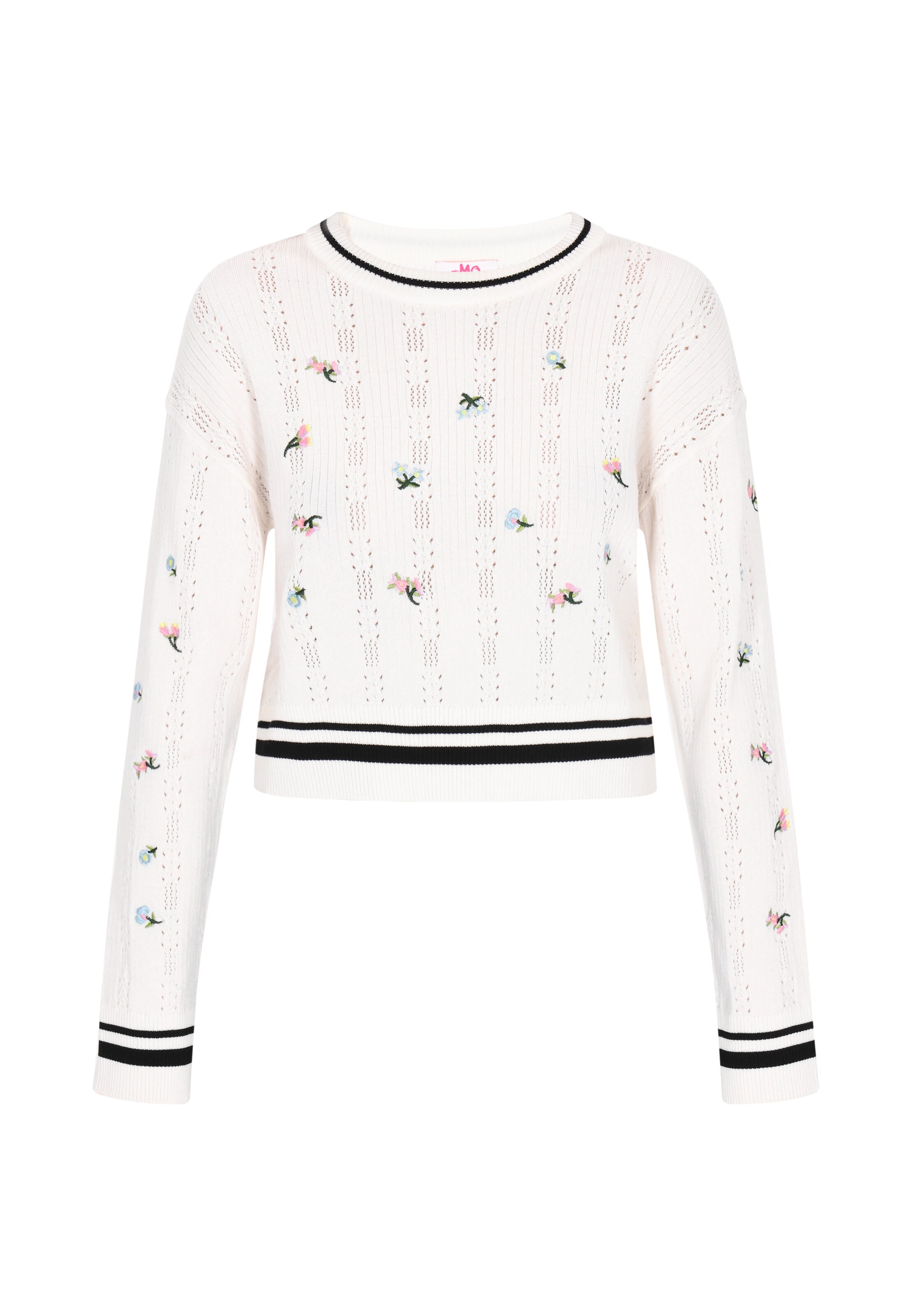 MYMO - Pullover em branco: frente