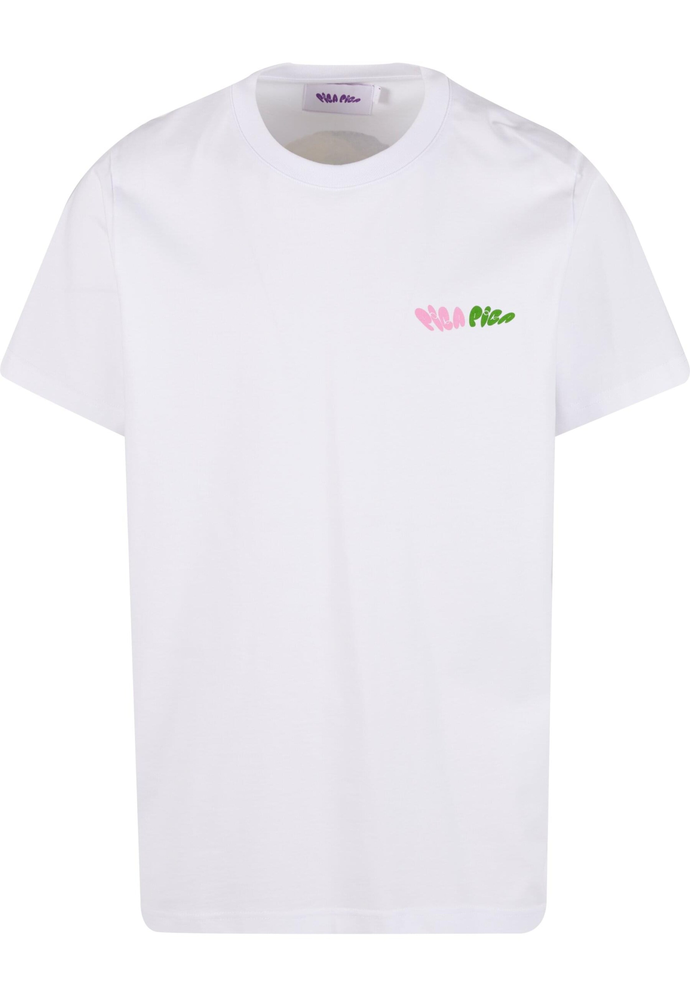T-Shirt 'Fior di Latte' Pica Pica en blanc : devant