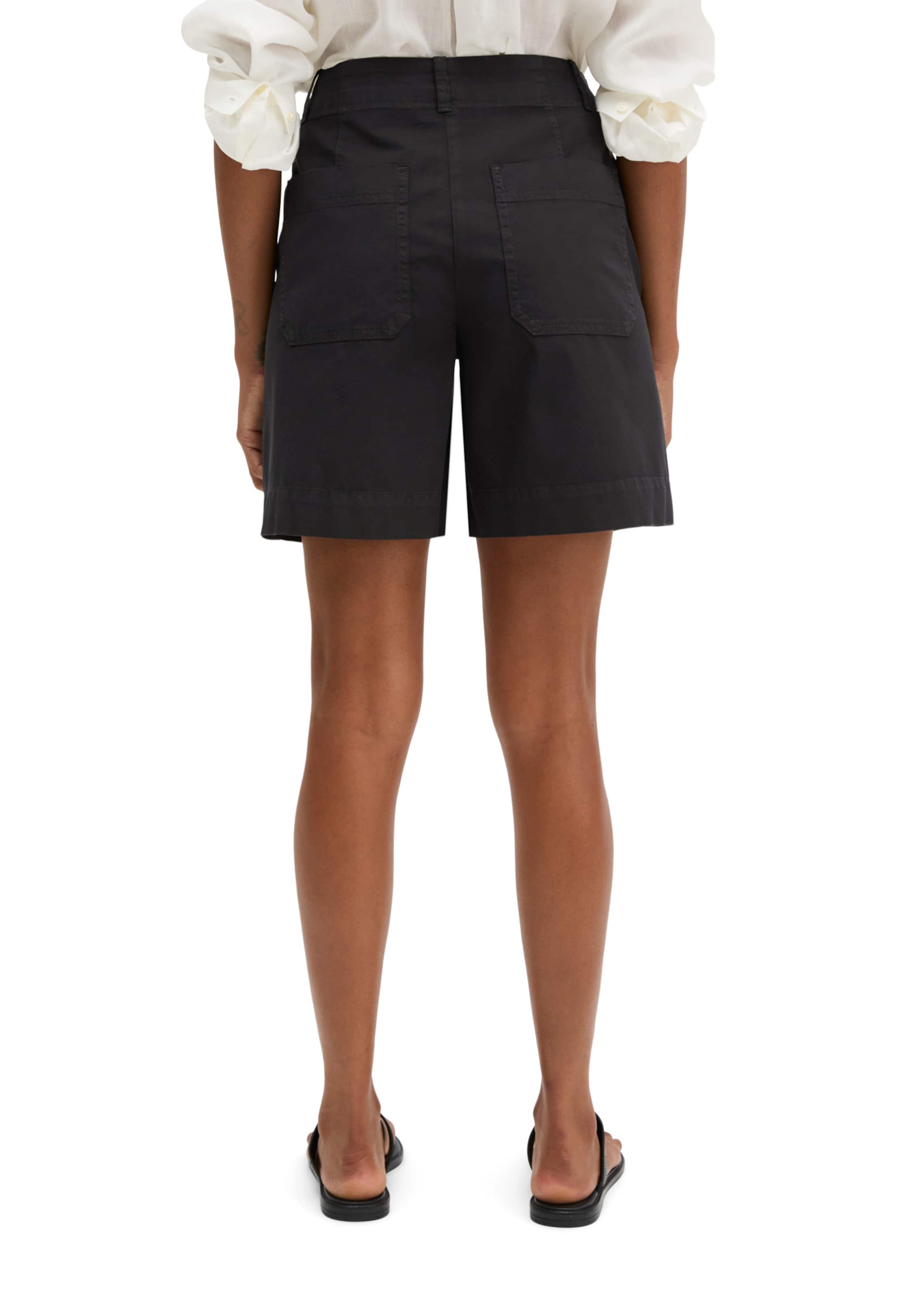 Marc O'Polo Loosefit Shorts in Schwarz