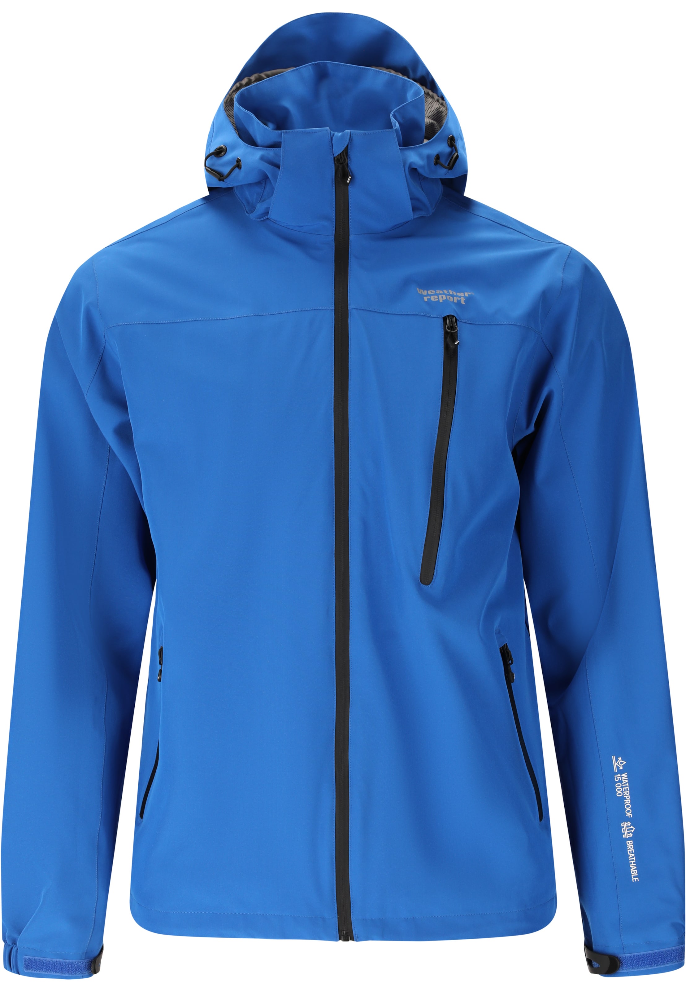 Weather Report Outdoor jacket 'DELTON' in Blue: front