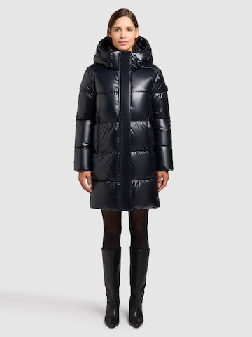 khujo Winter coat 'Haya2 Shiny' in Blue