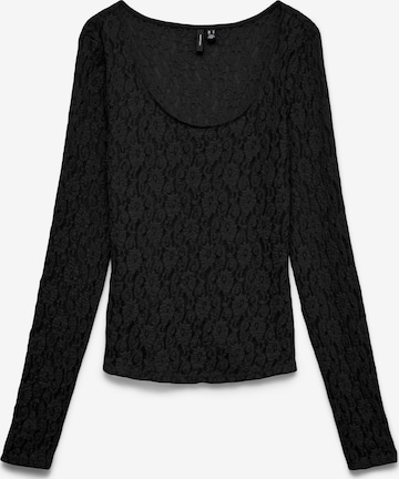 VERO MODA Shirt 'VMFlora' in Black: front