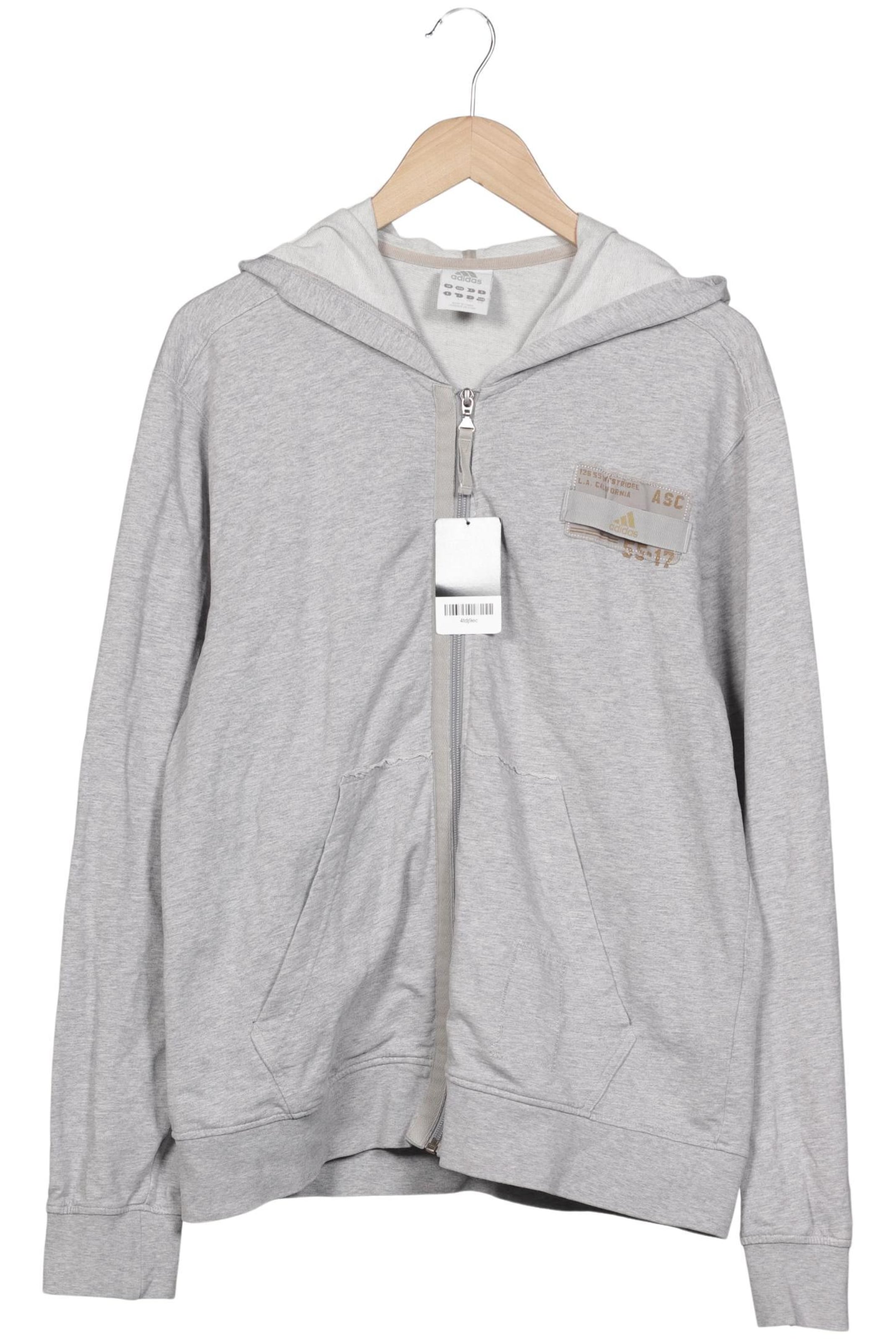 ADIDAS PERFORMANCE Sweatshirt & Zip-Up Hoodie in L in Grey: front