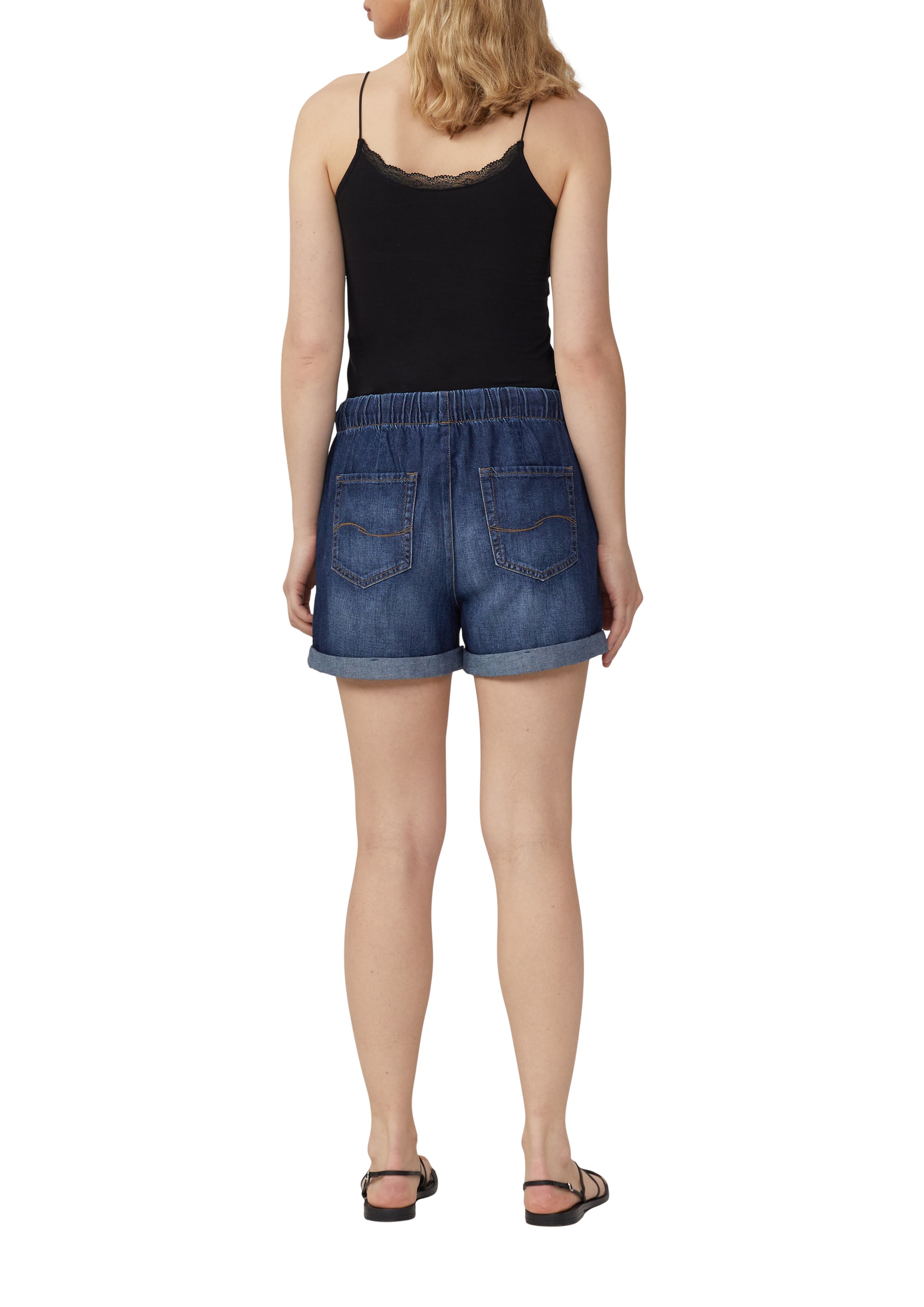 Wide Leg Jean QS en bleu