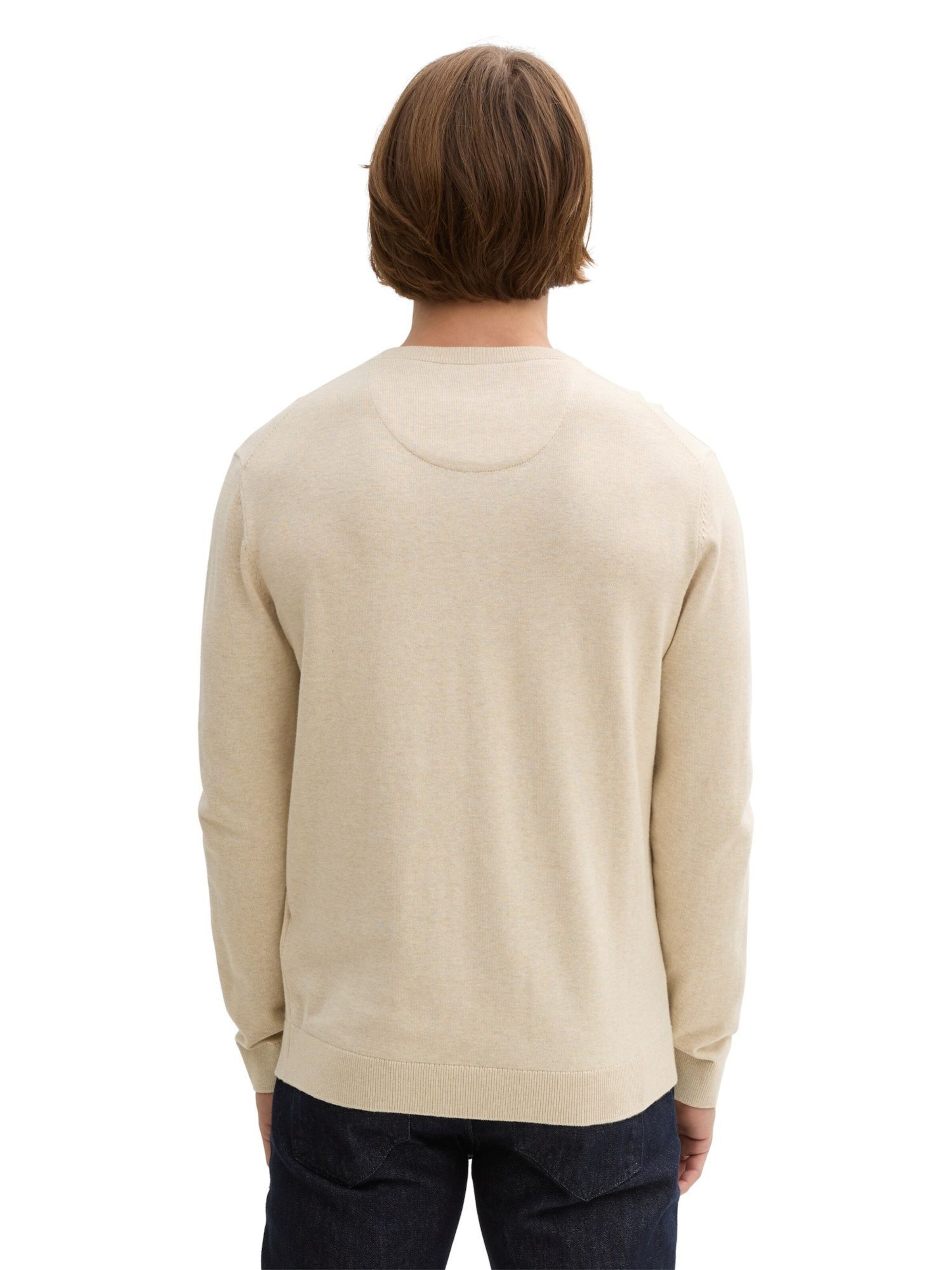 TOM TAILOR Sweater in Beige