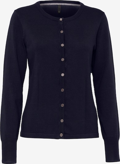 PULZ Jeans Strickjacke 'SARA' in dunkelblau, Produktansicht